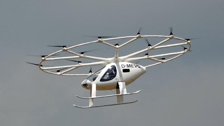 Volocopter First Electric Flight at the Paris Air Show 2023
